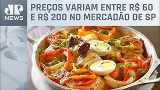 Tradicional bacalhoada deve ficar 14% mais cara em 2023