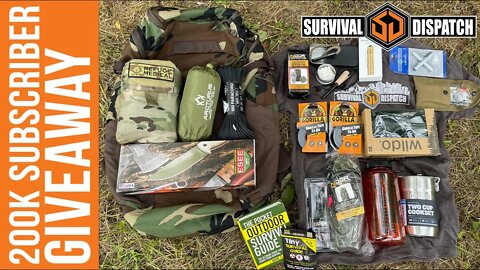 200K Subscriber Giveaway | Vertx Bug Out Bag