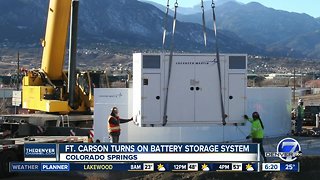 Fort Carson turns on battery storage system