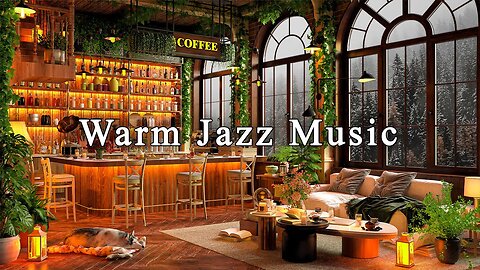 Relaxing Jazz Instrumental Music to Study, Work ☕ Cozy Coffee Shop Ambience with Smooth Jazz Music