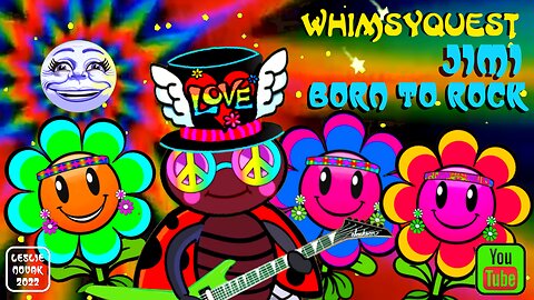 BORN TO ROCK / ROCKING ANIMATED MUSIC VIDEO FOR ALL AGES, play in high def