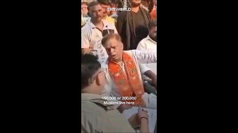racist BJP Hindu advocating for death of 200K Muslims in India