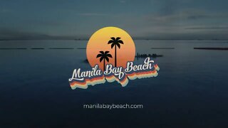 Five-minute Flyover of Manila Bay and the Manila Baywalk Dolomite Beach!