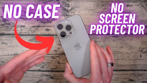 iPhone 15 Pro - NO Case, NO Screen Protector for 8 MONTHS! // Durability Update + Minimalist iPhone
