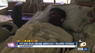 Hit-and-run driver seriously injures Clairemont woman