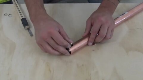 DIY Lamp made out of Copper Pipe