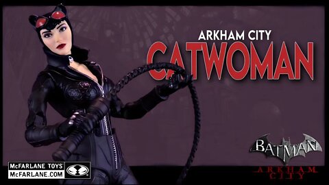 McFarlane Toys DC Multiverse Batman Arkham City Catwoman Figure @The Review Spot