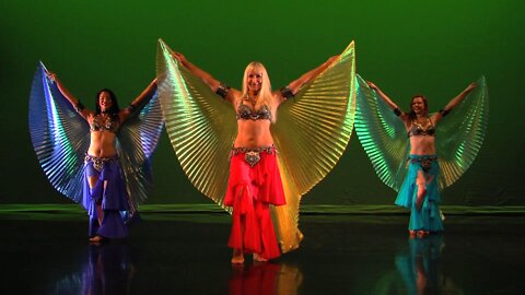 Wings of Isis bellydance - Neon, Angelys, Jenna Rey - belly dancing