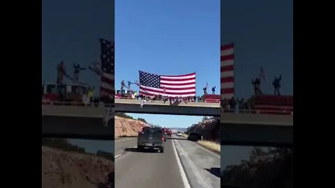 American Trucker Convoy To DC Is Just Starting | Thank You From Canadians ❤🤍❤