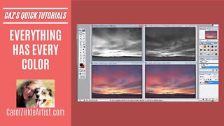 QUICK ART TUTORIAL | Everything Has Every Color | Carol Zirkle Montana Artist