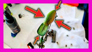 Did I RUIN this $200+ VINTAGE Bait? | Custom Painting Lures