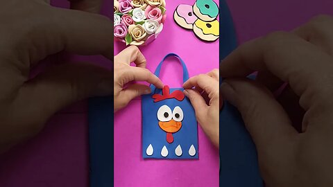 DIY - How to Make Souvenir Bag Lottie Dottie Chicken #shorts