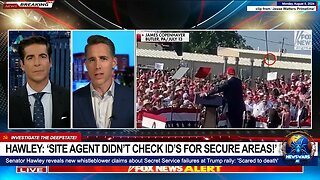 SEN. HAWLEY: ‘SITE AGENT DIDN’T CHECK ID’S FOR SECURE AREAS!’ (TRUMP ASSASSINATION ATTEMPT AKA COUP)