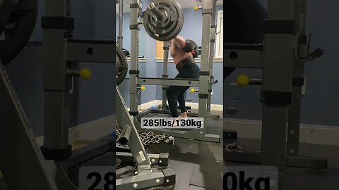 Squat 285lbs/130kg 5x5 working toward 315lbs