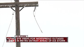 DTE preps for possible widespread outages ahead of ice storm heading to metro Detroit