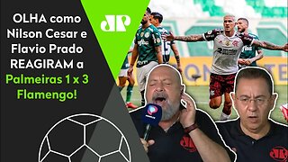 "NOSSA!" OLHA como Nilson Cesar e Flavio Prado REAGIRAM a Palmeiras 1 x 3 Flamengo!