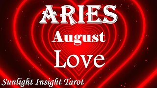 Aries *Lots of Messages Coming To Get On The Same Page Hoping To Work Things Out* August Love