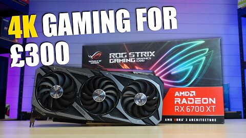 AMDs Radeon RX 6700XT is a banger of a GPU right now.