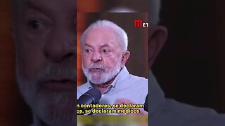 Lula diz que Deputados e Senadores na representam o povo trabalhador