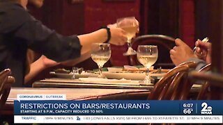 New restrictions on bars/restaurants take effect at 5 p.m.