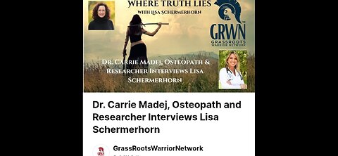 DR. CARRIE MADEJ : OSTEOPATH AND RESEARCH INTERVIEWS