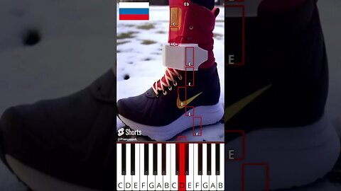 One Two Buckle My Shoes 🇺🇲🇷🇺🇲🇽🇧🇷 Different Countries (@musicoscinicos) - Octave Piano Tutorial