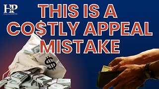 You Are Making This Costly Mistake On Your Appeal