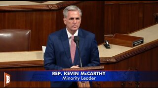 MOMENTS AGO: Kevin McCarthy using filibuster-style speech to delay Dem passage of Biden agenda...