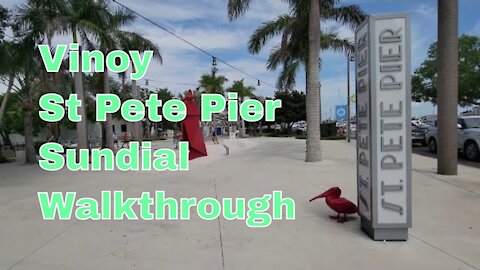 Walk-through of Vinoy marina and park, New St Pete Pier and Sundial in St. Petersburg Fl
