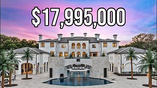 Inside a $17,995,000 Transitional Mediterranean Estate | Mansion Tour