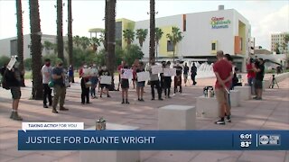 Tampa protesters stand in solidary with Minnesota activists seeking justice for Daunte Wright