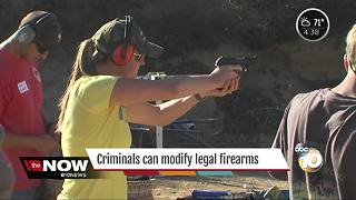 Criminals can modify legal firearms