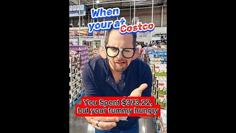 When you spent $373.22 at Costco and your tummy hungry 💀🤣💸