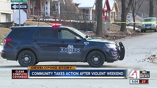 Community takes action after violent weekend