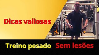 Como treinar com cargas altas sem se machucar