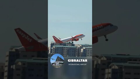 Gibraltar Airport Takeoff to Manchester #shorts