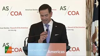 Senator Rubio Speaks at the Council of the Americas