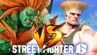 Blanka SF2 Classic Vs Guile Street Fighter 6 VERSUS