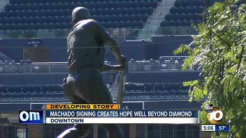 Machado signing brings new hope to fans and businesses near Petco Park