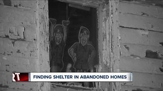 Finding shelter from the cold in abandoned homes