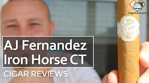 BETTER Than EXPECTED! The AJ Fernandez IRON HORSE Connecticut Toro - CIGAR REVIEWS by CigarScore