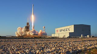 Launch of SpaceX Falcon 9 rocket with Inmarsat 5 F4 satellite