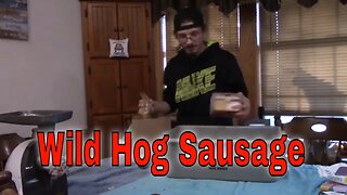 Making Wild Hog Sausage