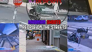 a complete madman SHOOTS a 87 year old man in the back in NYC & 3 others 3rd world country antics