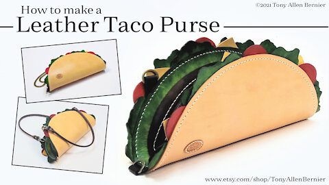Taco Purse, How To Make A Leather Taco Purse
