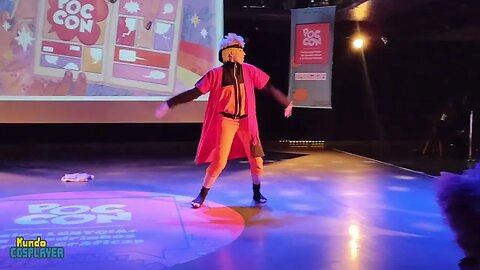 Apresentação Final de Naruto no Concurso Cosplay Lip Sync Challenge na Poc Con 2023