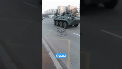 Ukraine War - Russian BTR-82S in Sumy