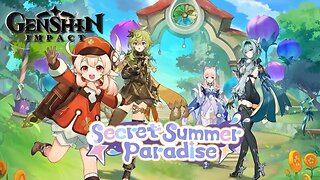 Genshin Impact [PS5] Secret Summer Paradise - Full Story and Gameplay - Part 3 (ENDING)