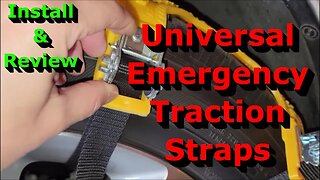 Universal Emergency Traction Straps - Install & Review