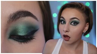 GREEN EYES | Green Eyeshadow Look w/ Smokey Siren Eye
